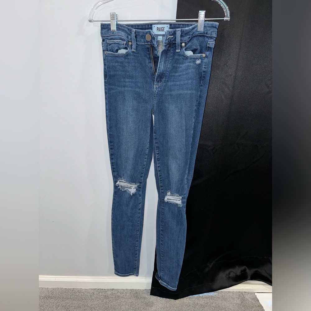 PAIGE Margot ultra skinny ripped jeans